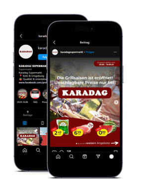 Instagram und Facebook Karadag